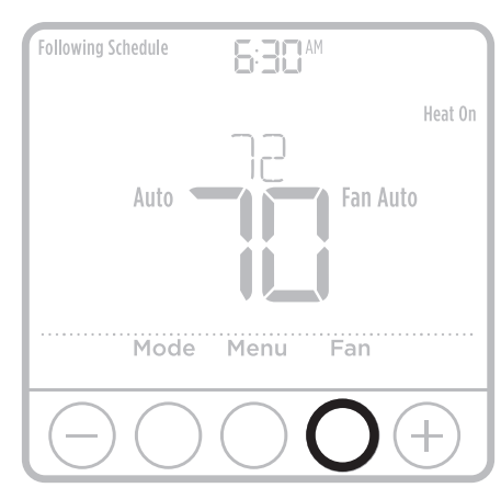 Honeywell T6 Pro Programmable Thermostat User Guide Fan Operation Options