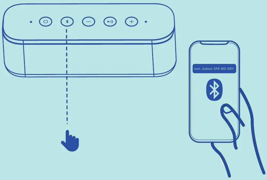 How to Connect the ONN Indoor Speaker with Bluetooth