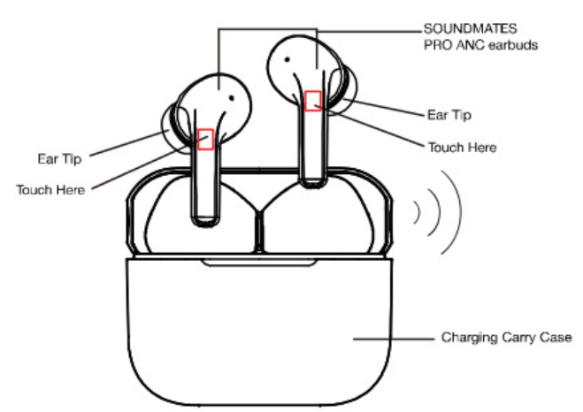 Touch Controls for Calls, Music, and Voice Assistant