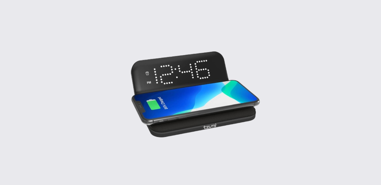 TZUMI Wireless Charging Alarm Clock User Guide