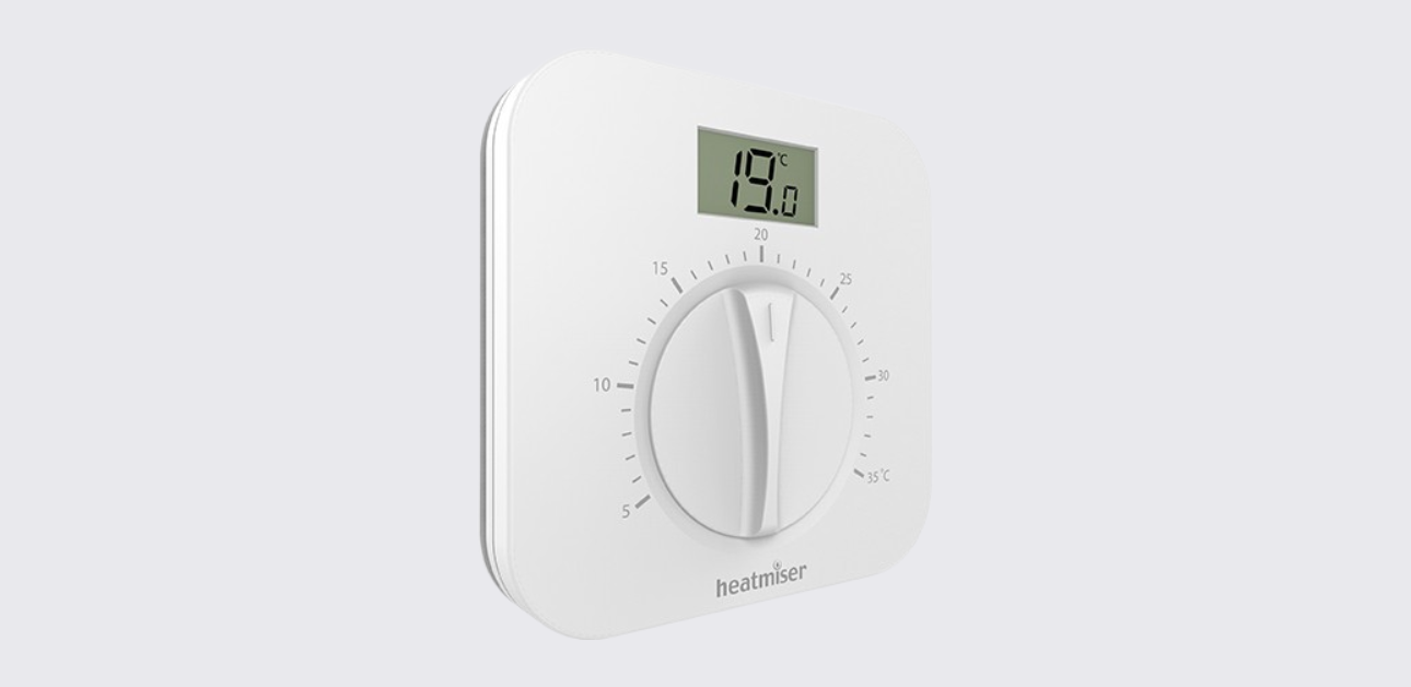 Heatmiser DS1-L V2 Manual Dial Thermostat Featured Image