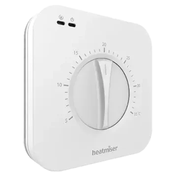 Heatmiser Manual Dial Thermostat DS1-L V2