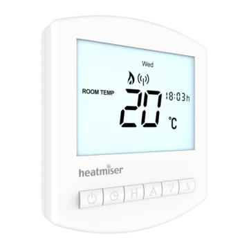 Heatmiser Wireless Room Thermostat Slimline-RF V3