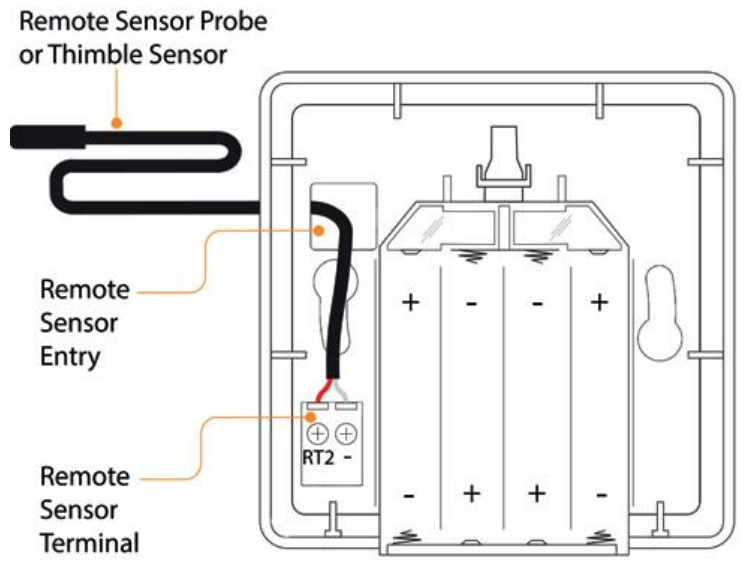 Heatmiser neoAir V3 Wireless Smart Remote Sensor Probe Wiring