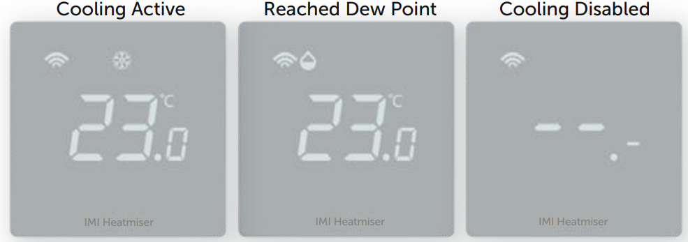 Heatmiser neoStat PRO Smart Thermostat Cooling and Dew Point