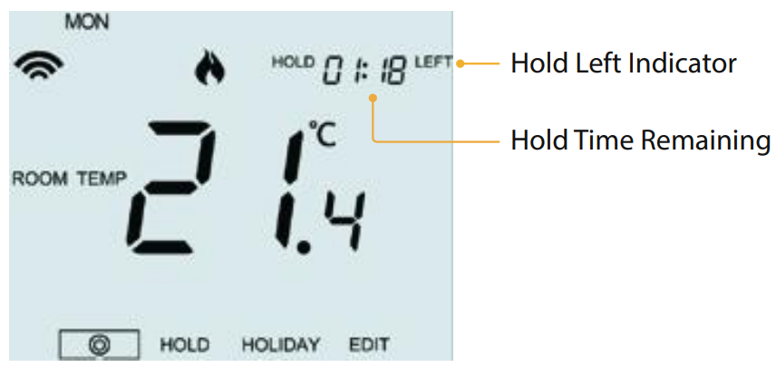 Heatmiser neoStat WiFi Smart Temperature Hold