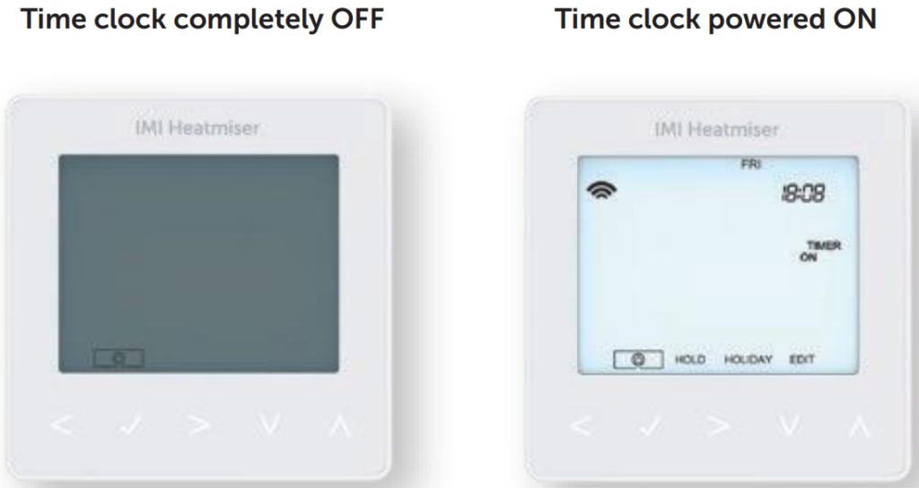 Heatmiser neoStat-hw V3 Hot Water Programmer Standby Mode