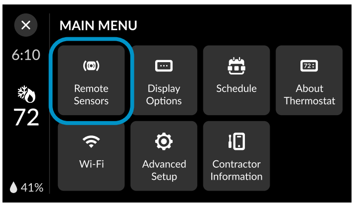 How to Add a Sensi Room Sensor.