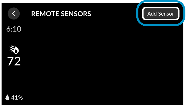 How to Add a Sensi Room Sensor..