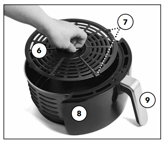 PowerXL Classic Air Fryer User Manual Parts And Components Parts and component. Parts and component