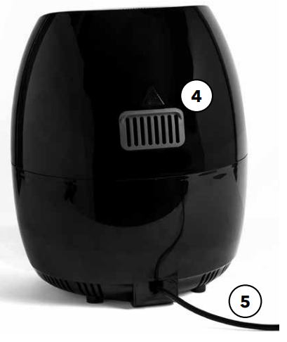 PowerXL Classic Air Fryer User Manual Parts And Components Parts and component.