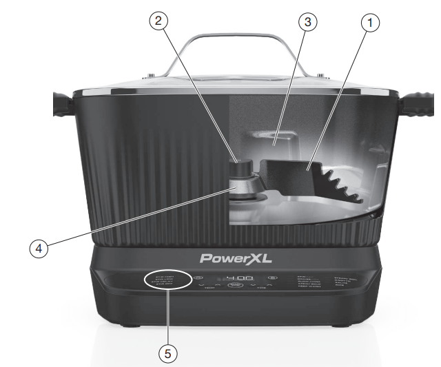 PowerXL StirMax™ Multi-Cooker MC107D Product overview