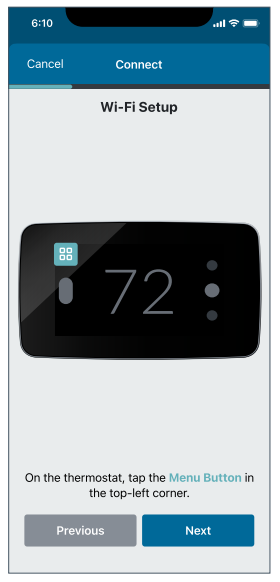 Sensi Touch 2 to Wi-Fi.