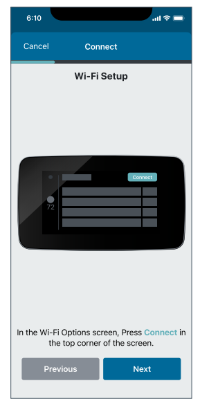 Sensi Touch 2 to Wi-Fi..